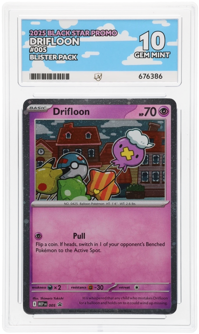 Pokemon ACE GEM Mint 10 Drifloon Promo 005
