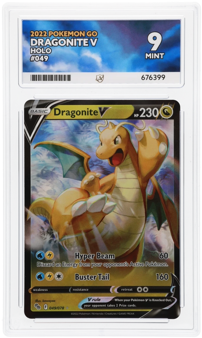 Pokemon ACE Mint 9 Dragonite V