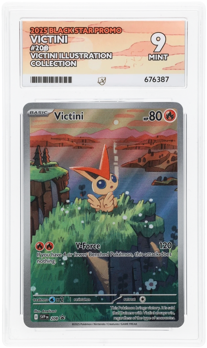 Pokemon ACE Mint 9 Victini Promo 208