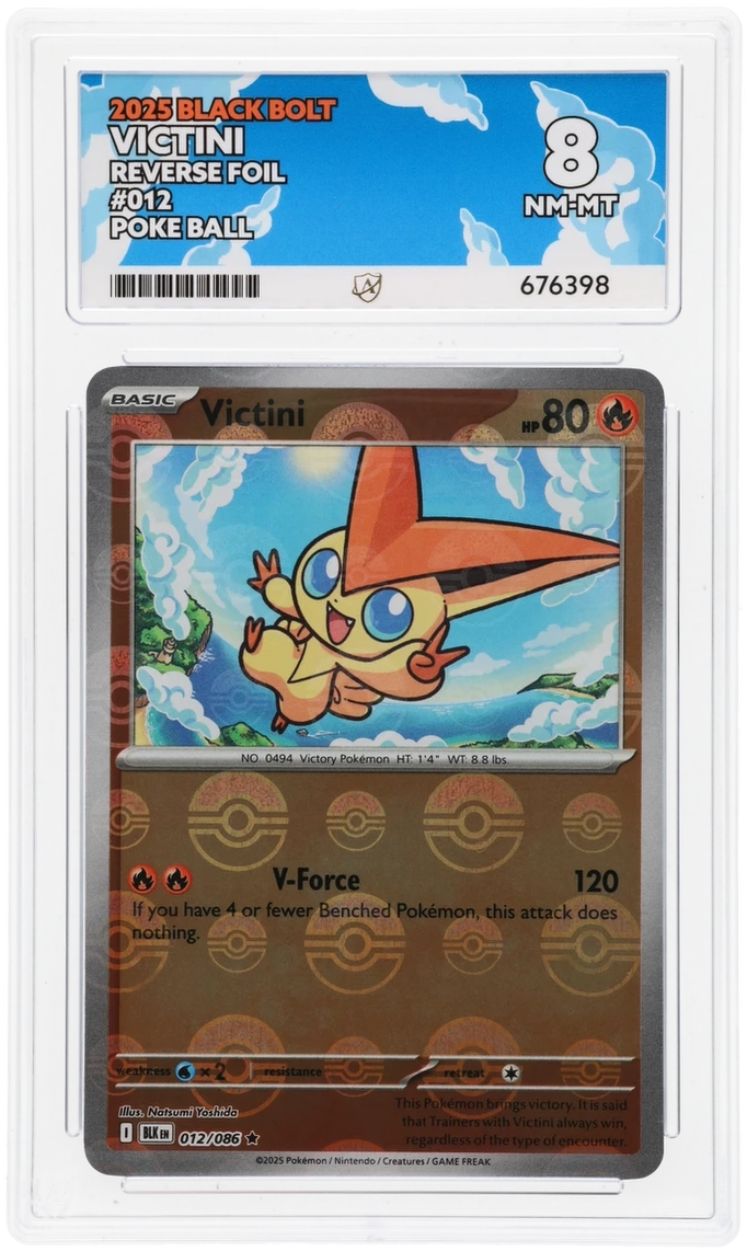 Pokemon ACE NM-MT 8 Sequential Victini Promo Set 208 & 012/086