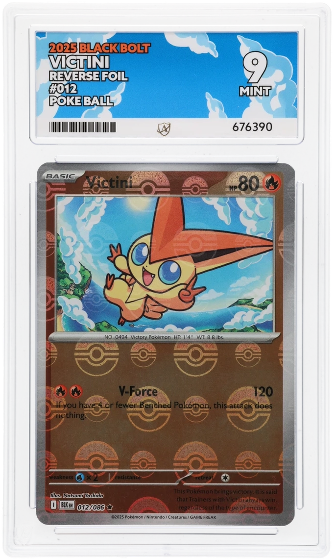 Pokemon ACE Mint 9 Sequential Victini Promo Set 208 & 012/086 (Copy)