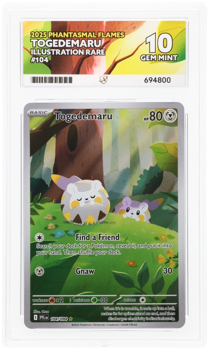 Pokemon ACE Perfect GEM Mint 10 Togedemaru 104/094
