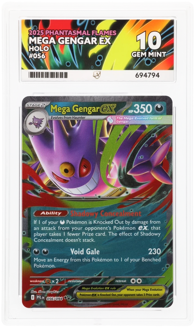 Pokemon ACE Perfect GEM Mint 10 Mega Gengar EX
