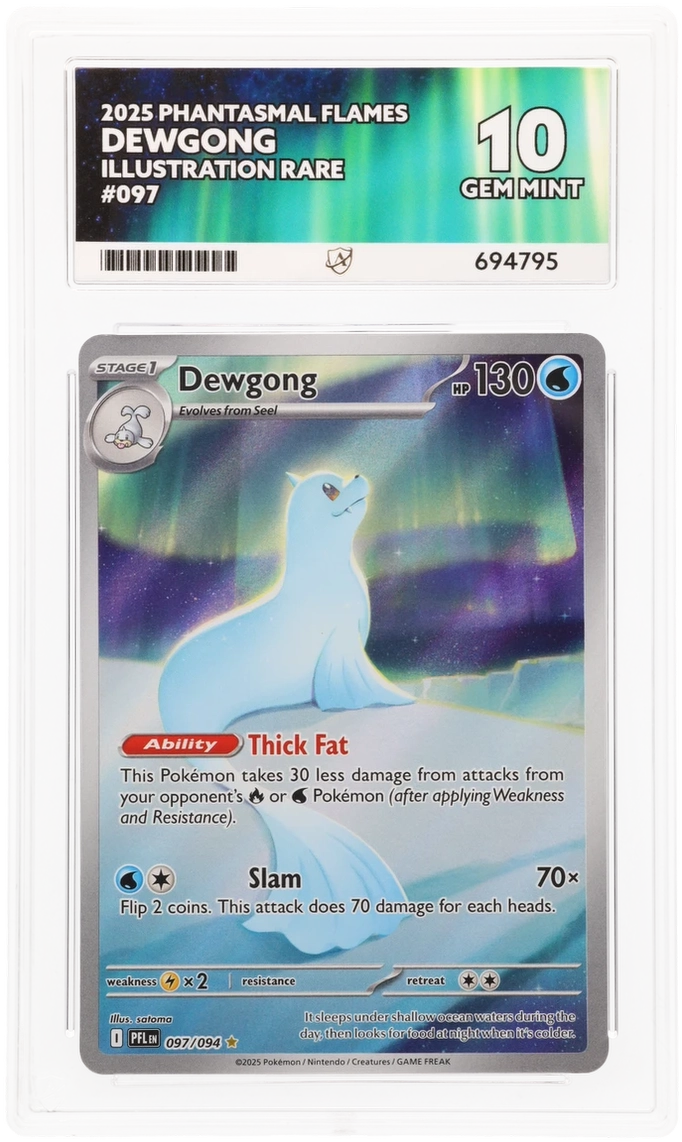 Pokemon ACE Perfect GEM Mint 10 Dewgong