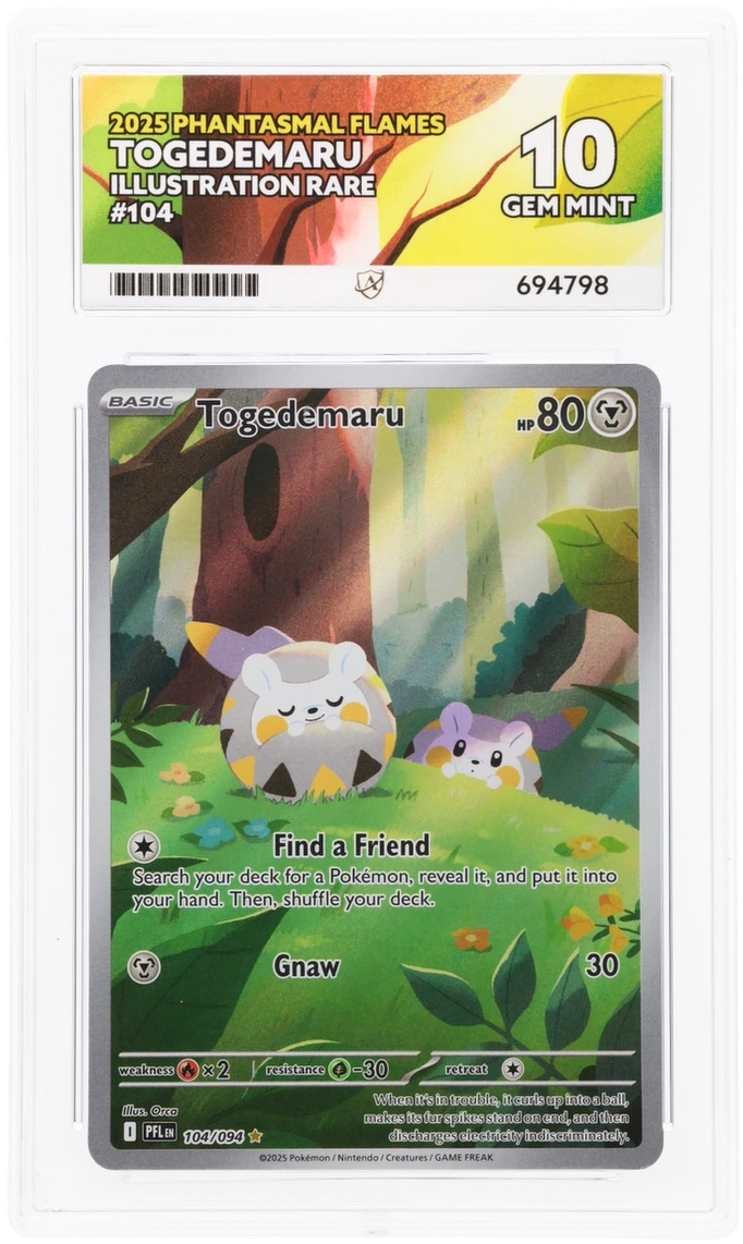 Pokemon ACE GEM Mint 10 Togedemaru 104/094