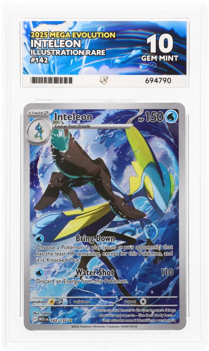 Pokemon ACE GEM Mint 10 Inteleon 142/132