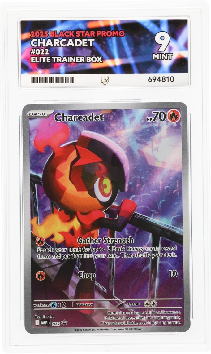 Pokemon ACE Mint 9 Charcadet Promo 022