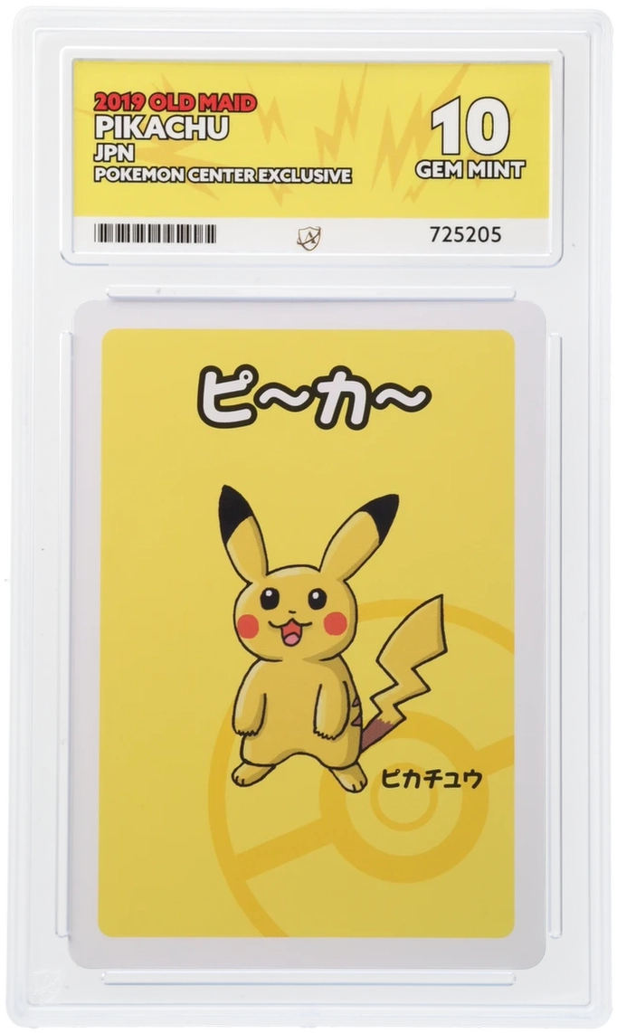 Pokemon ACE Gem Mint 10 Pikachu Japanese Old Maid
