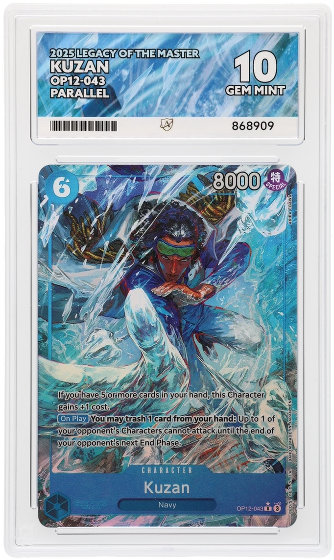 One Piece ACE GEM Mint 10 2025 Legacy Of The Master Kazan OP12-043 ( Pop 5 )