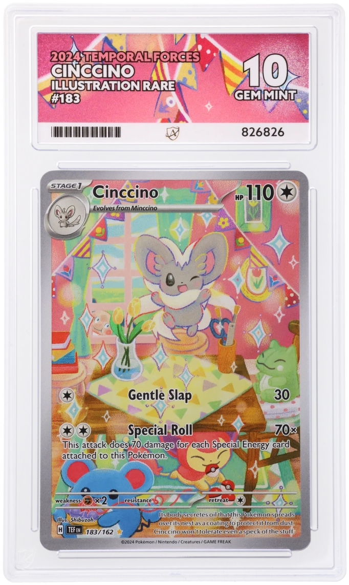Pokemon ACE GEM Mint 10 Cinccino 183/162