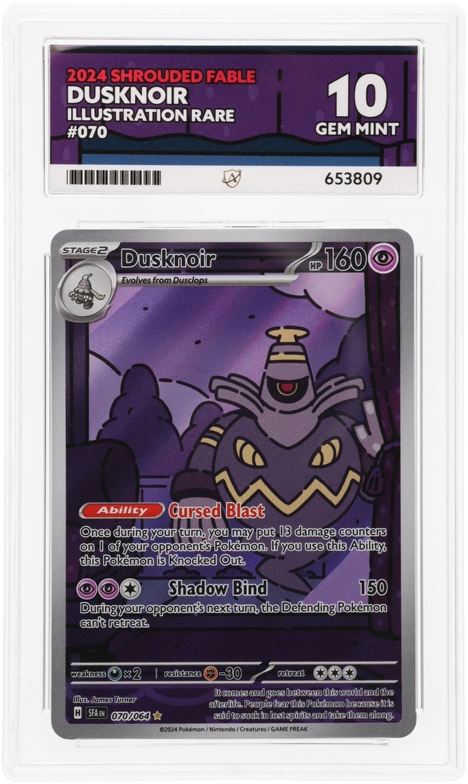 Pokemon ACE GEM Mint 10 Dusknoir 070/064