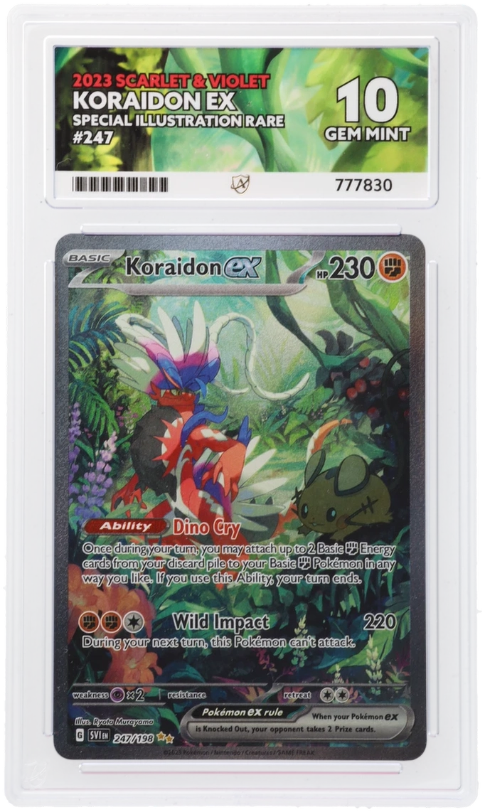 Pokemon ACE GEM Mint 10 Koraidon EX 247/198