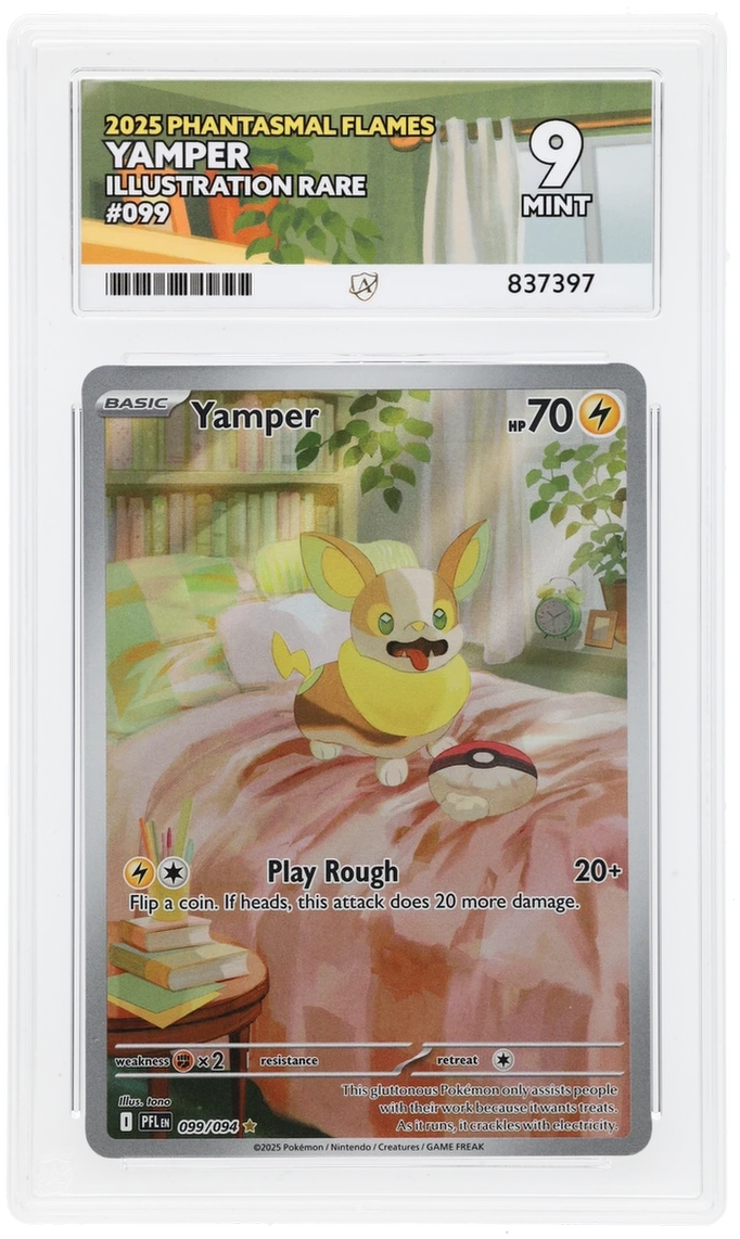 Pokemon ACE Mint 9 Yamper 099/094
