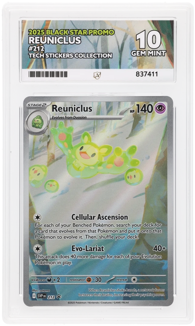 Pokemon ACE GEM Mint Perfect 10 Reuniclus Promo 212