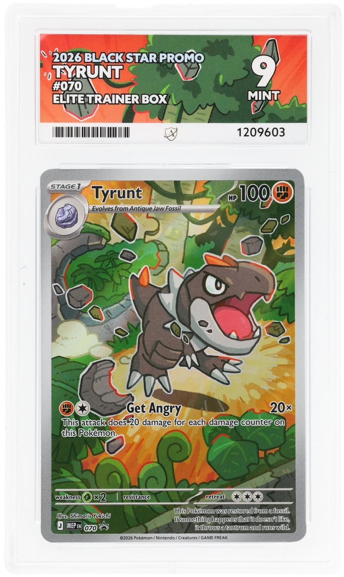 Pokemon ACE Mint 9 Tyrunt Promo 070