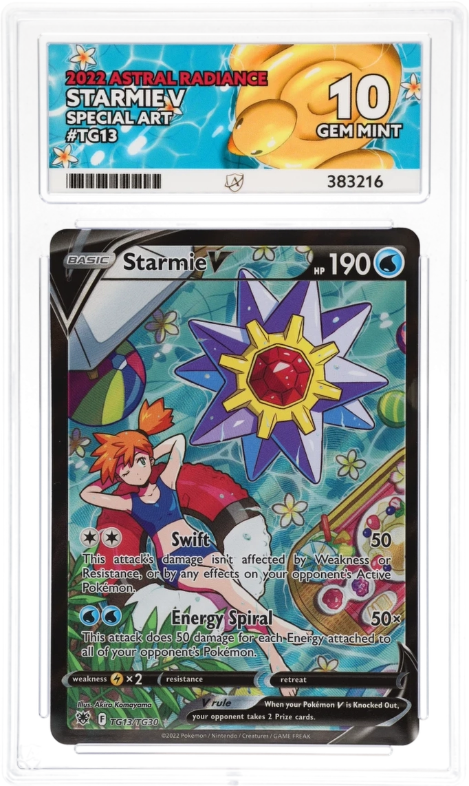 Pokemon ACE GEM Mint 10 Starmie V TG13/TG30