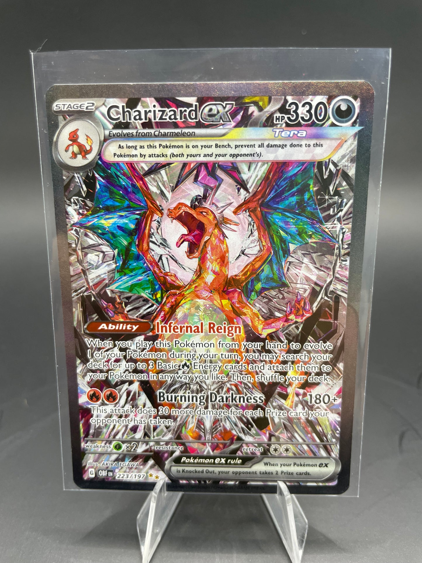 Pokemon Charizard Obsidian Flames 223/197 (NM)