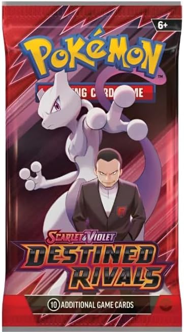 Pokemon TCG - Scarlet & Violet: Destined Rivals - Booster Pack - 10 Cards