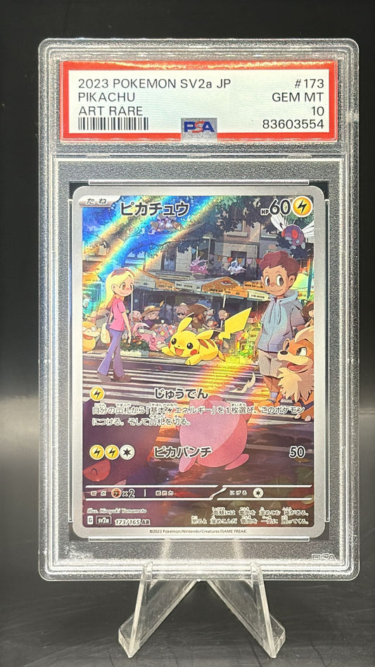 PSA GEM MINT 10 Japanese Pikachu