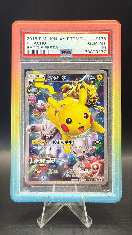 PSA GEM MINT 10 Japanese Battle Festa Pikachu