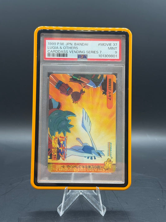 PSA MINT 9 LUGIA & OTHER CARDDASS VENDING SERIES 7 JPN #MOVIE 37