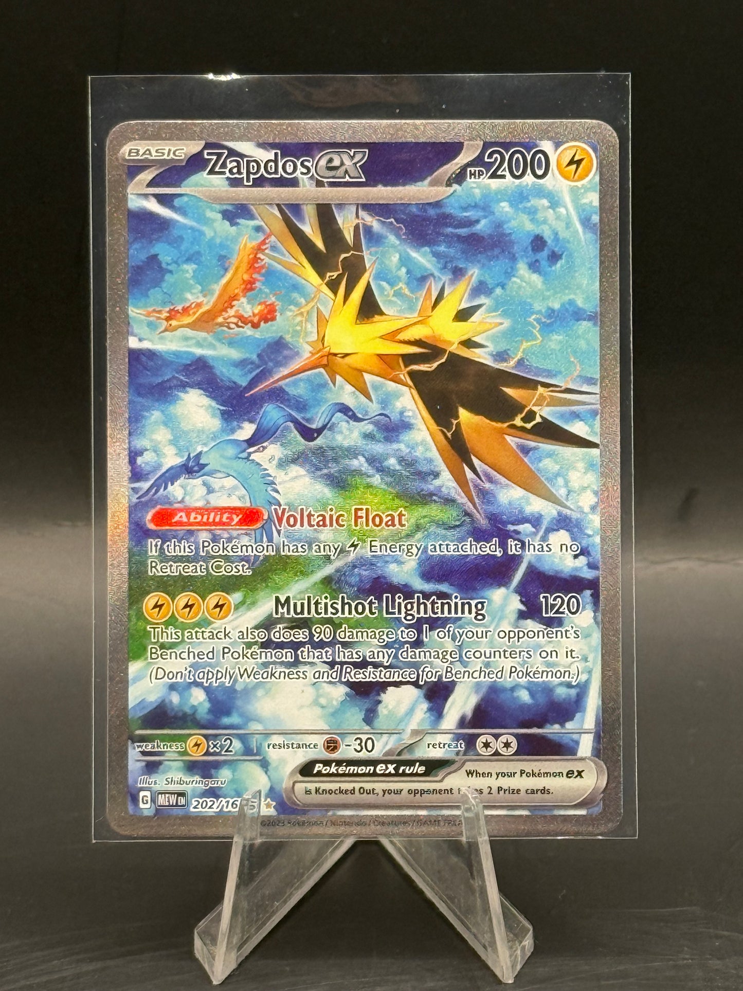 Zapdos ex 151 202/165 N/M