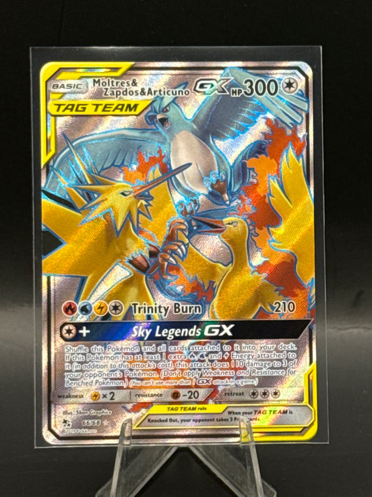 Moltres & Zapdos & Articuno GX 66/68 N/M