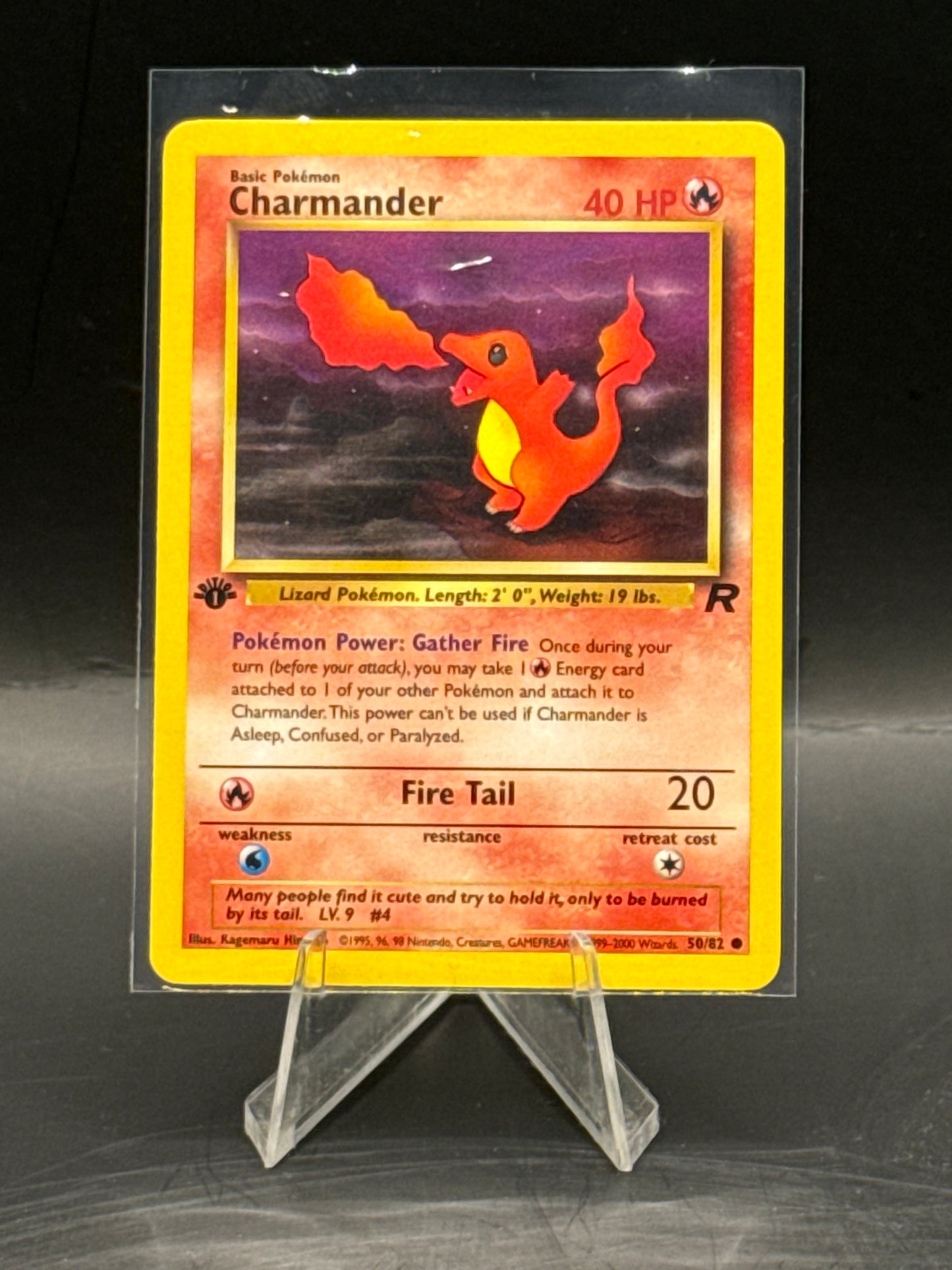 Charmader 1st Eddition Rocket Non Holo 50/82 E/X+