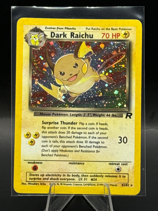 Dark Raichu Team Rocket 83/82 Holo L/P