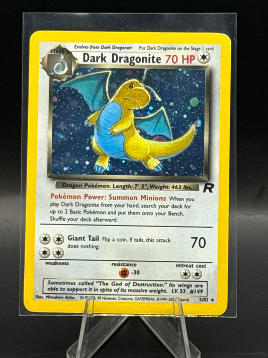 Dark Dragonite Team Rocket 5/82 Holo L/P+
