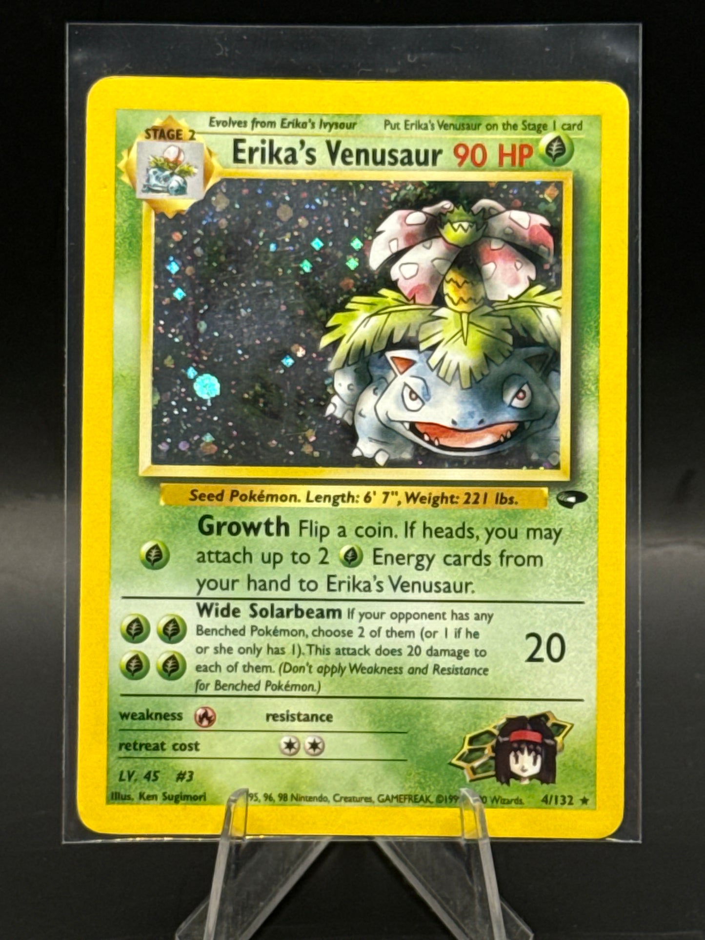 Erika’s Venusaur  4/132 Holo L/P+