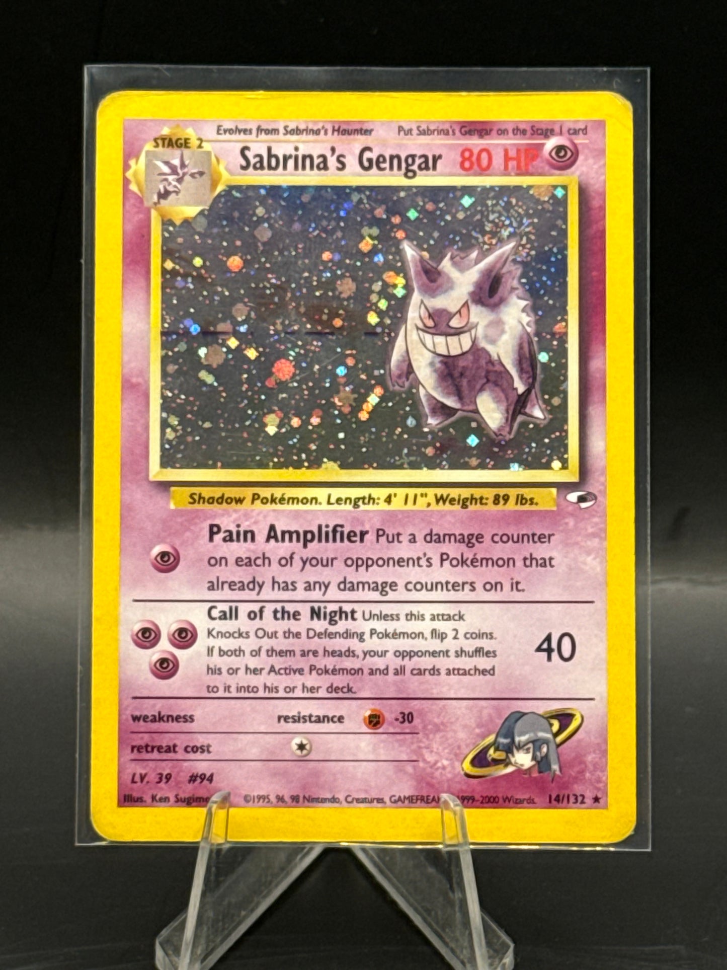 Sabrina’s Gengar 14/132 Holo L/P