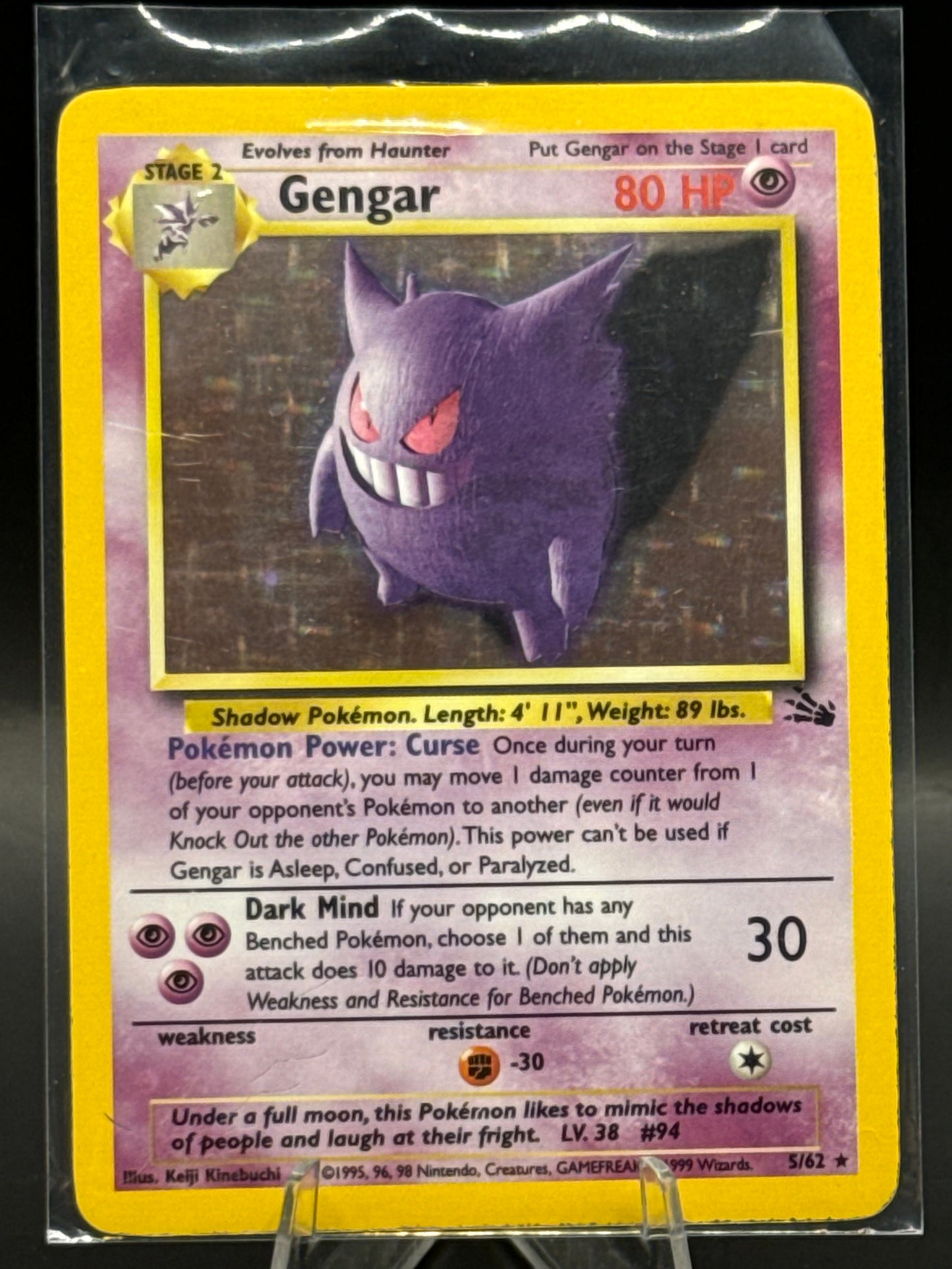 Gengar Holo 5/62 L/P