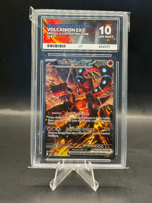 ACE GEM Mint 10 Volcanion EX