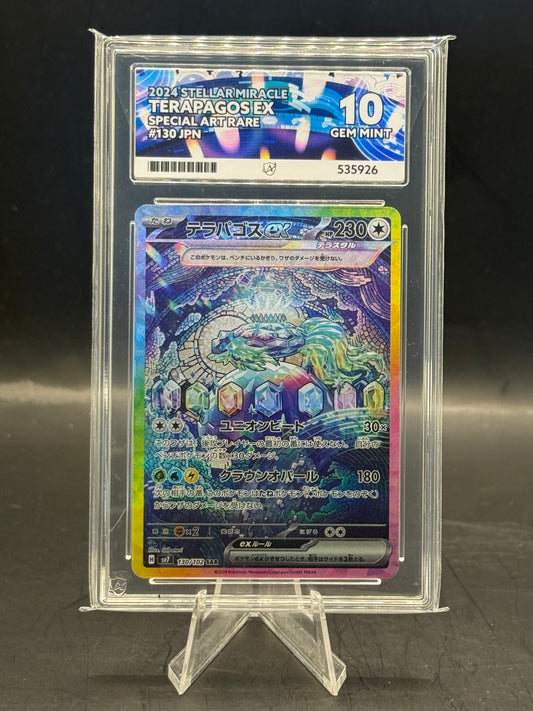 ACE GEM Mint 10 Terapagos EX Japanese