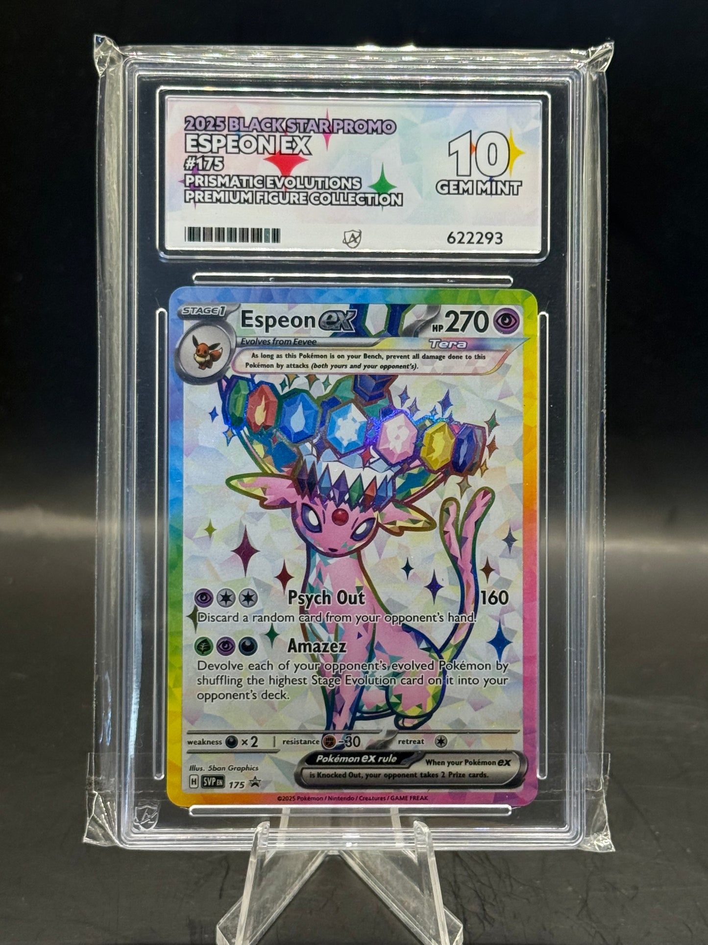 ACE GEM Mint 10 Espeon EX