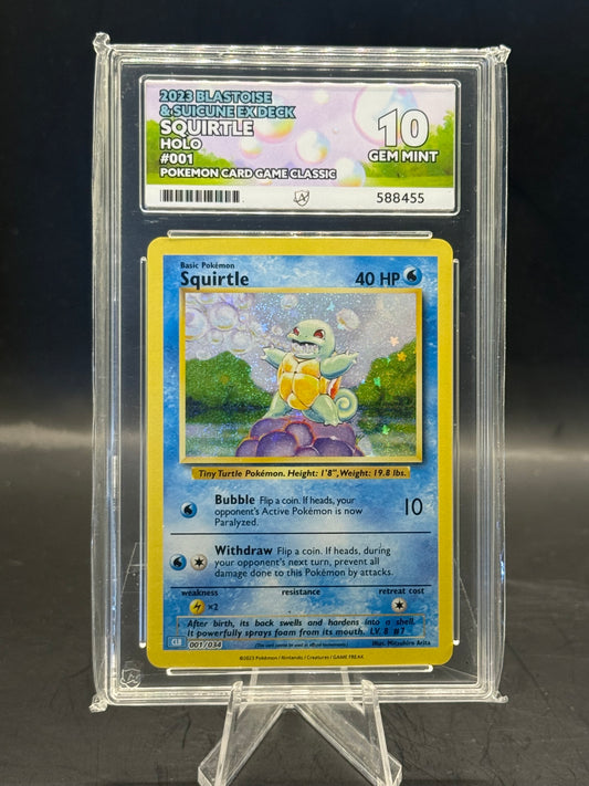 ACE GEM Mint 10 Squirtle