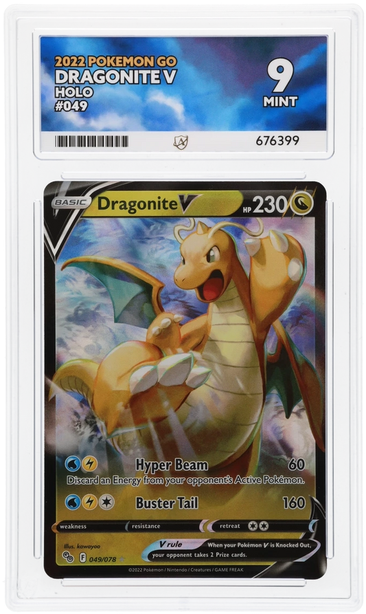 Pokemon ACE Mint 9 Dragonite V
