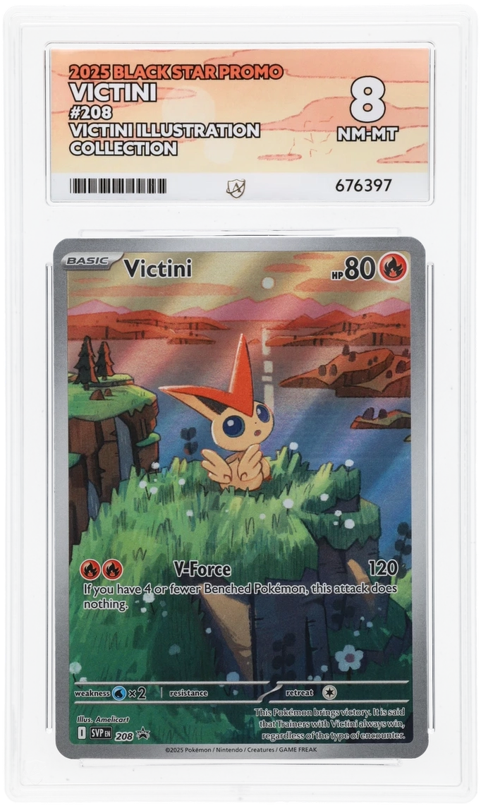 Pokemon ACE NM-MT 8  Sequential Victini Promo Set 208 & 012/086
