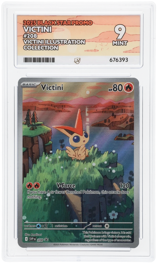Pokemon ACE Mint 9 Sequential Victini Promo Set 208 & 012/086