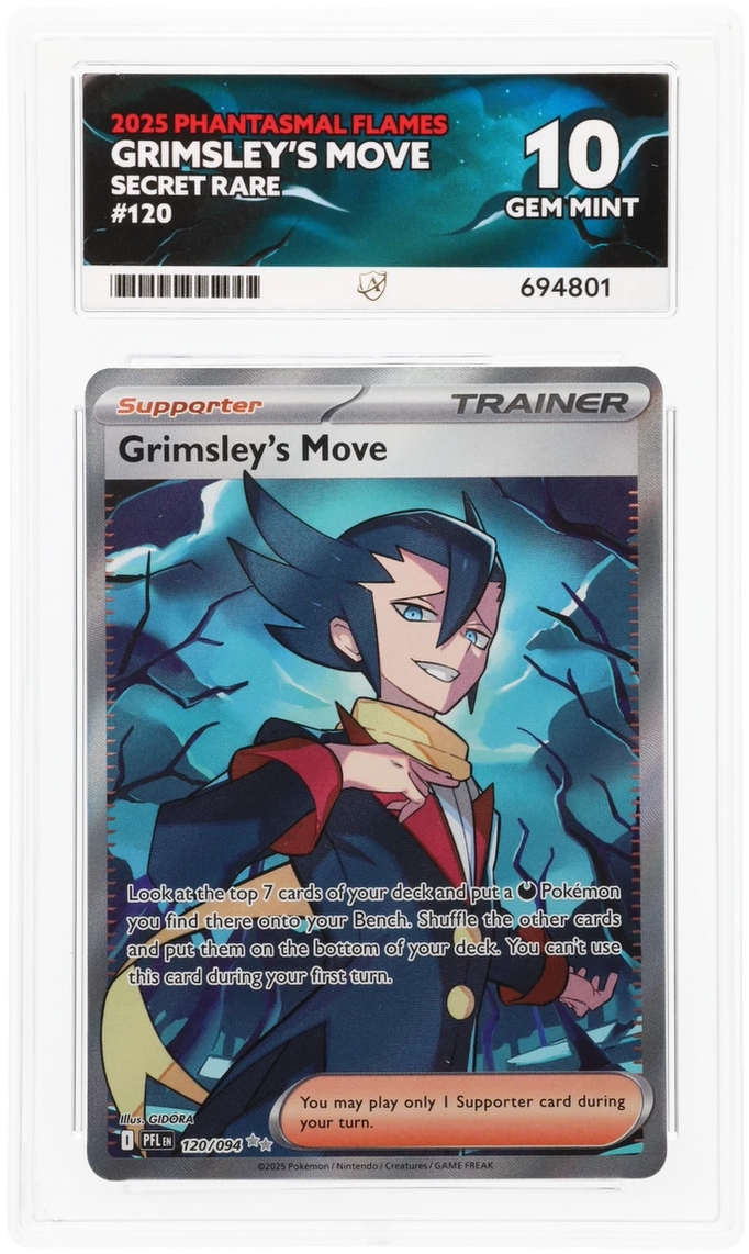 Pokemon ACE Perfect GEM Mint 10 Grimsley’s Move 120/094