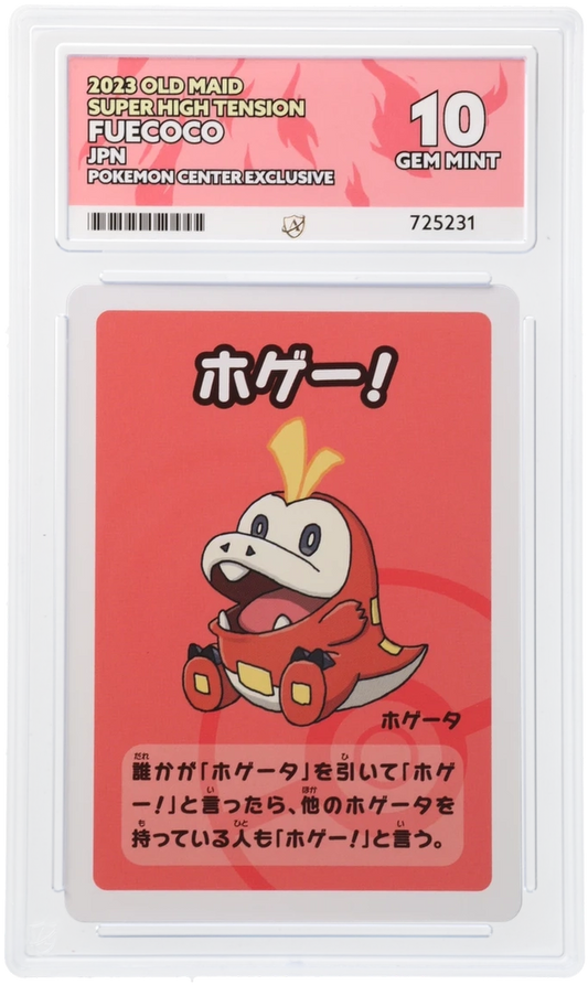Pokemon ACE Gem Mint 10 Fuecoco Japanese Old Maid