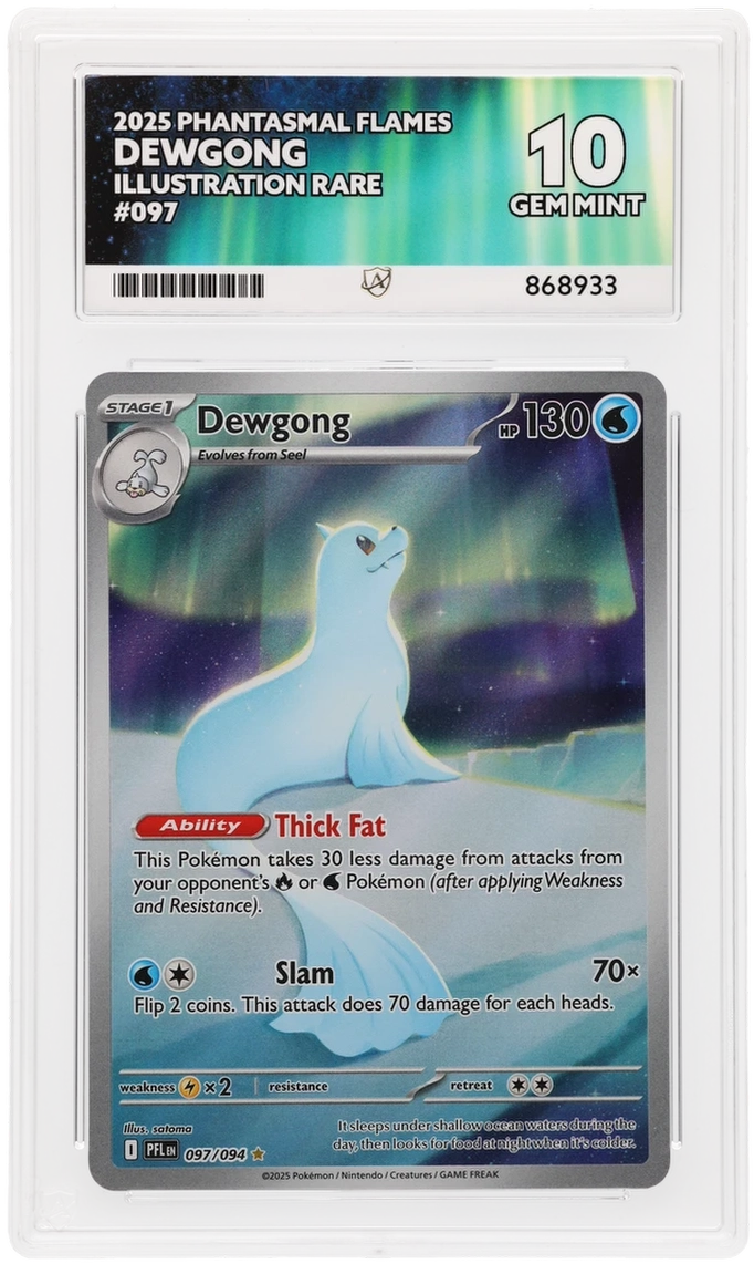 Pokemon ACE GEM Mint 10 Dewgong 097/094