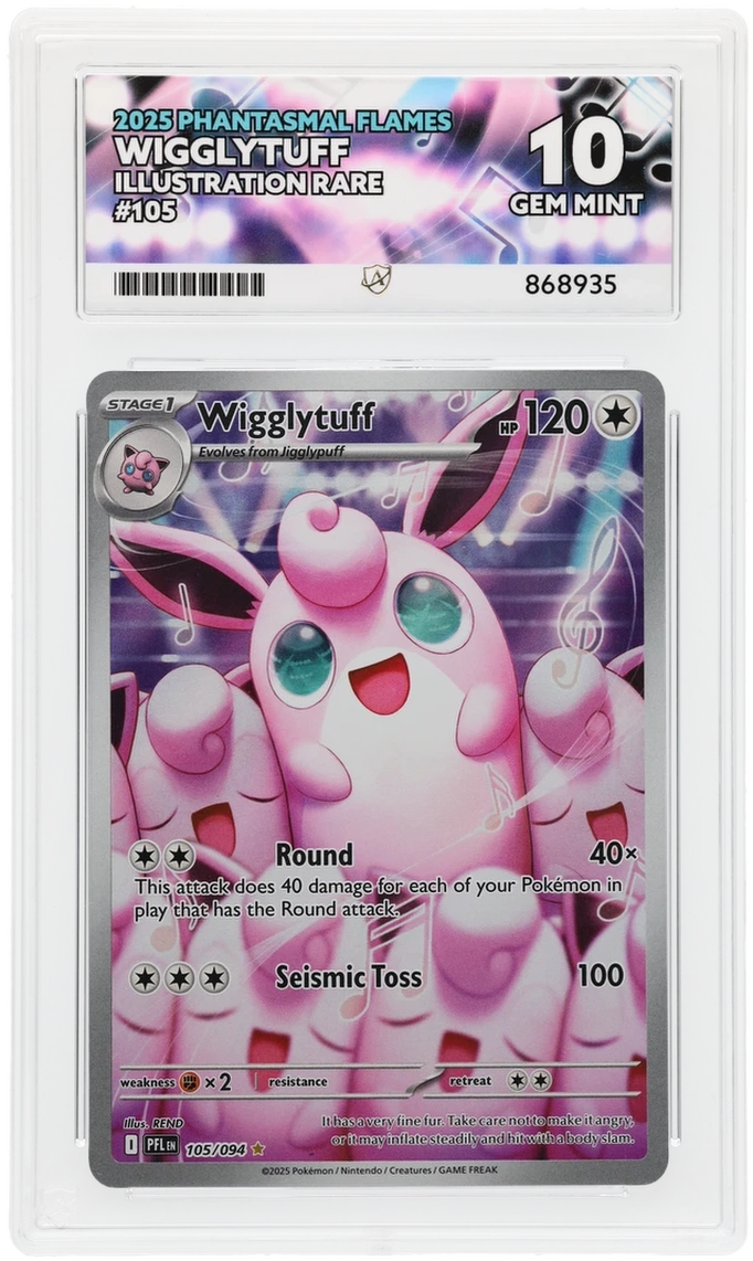 Pokemon ACE GEM Mint 10 Wigglytuff 105/094