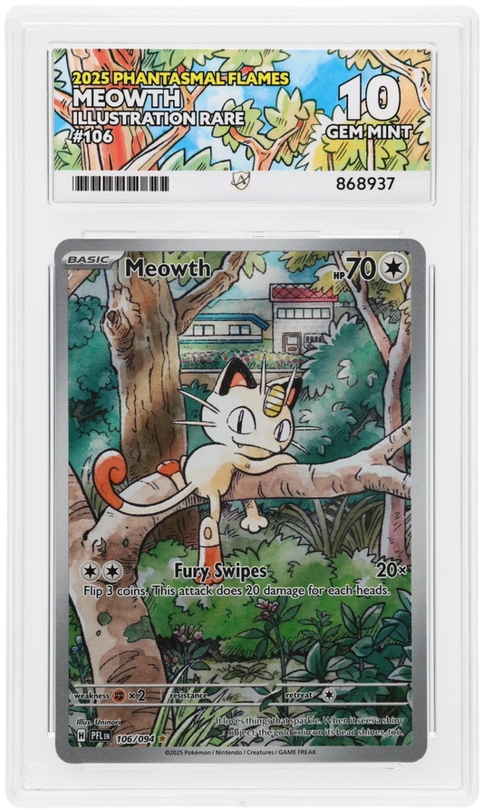 Pokemon ACE GEM Mint 10 Meowth 106/094