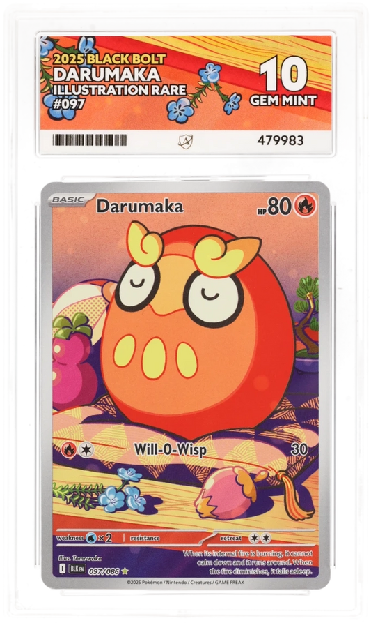 Pokemon ACE GEM Mint 10 Darumaka 097/086