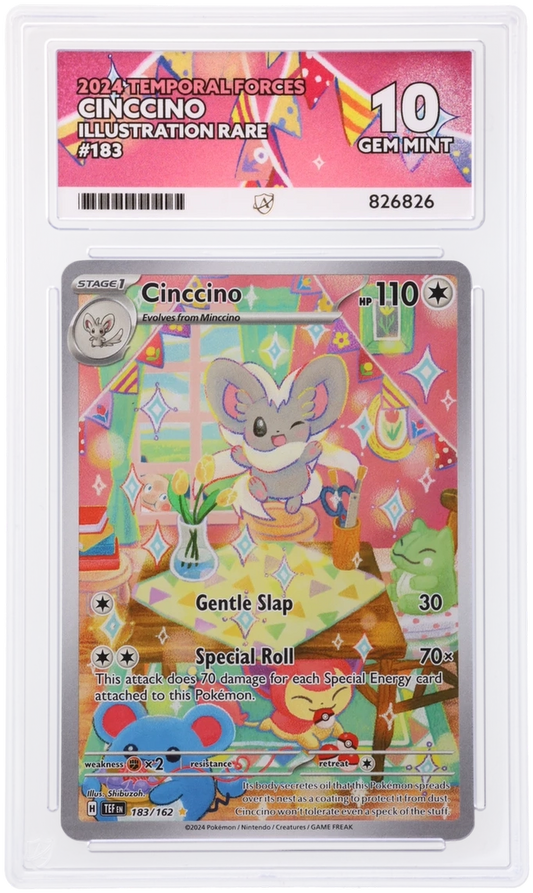 Pokemon ACE GEM Mint 10 Cinccino 183/162