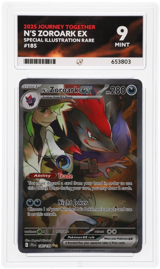 Pokemon ACE Mint 9 N’s Zoroark EX 185/159