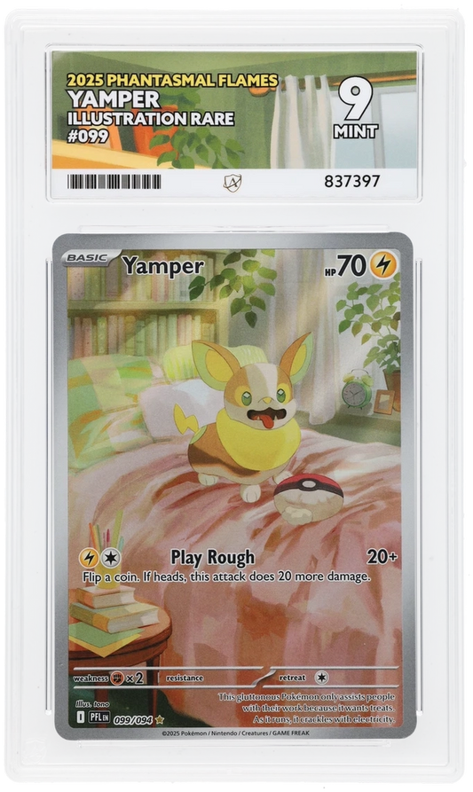 Pokemon ACE Mint 9 Yamper 099/094
