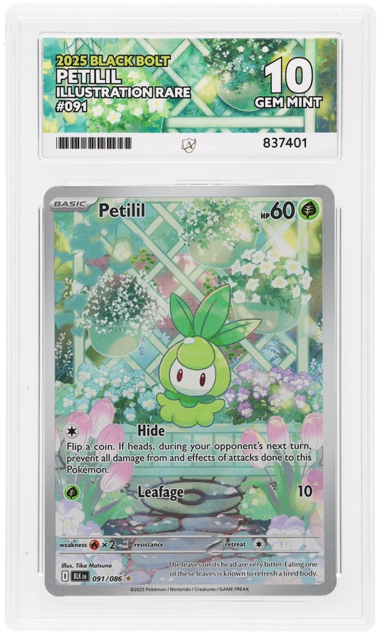Pokemon ACE GEM Mint Perfect 10 Petilil 091/086